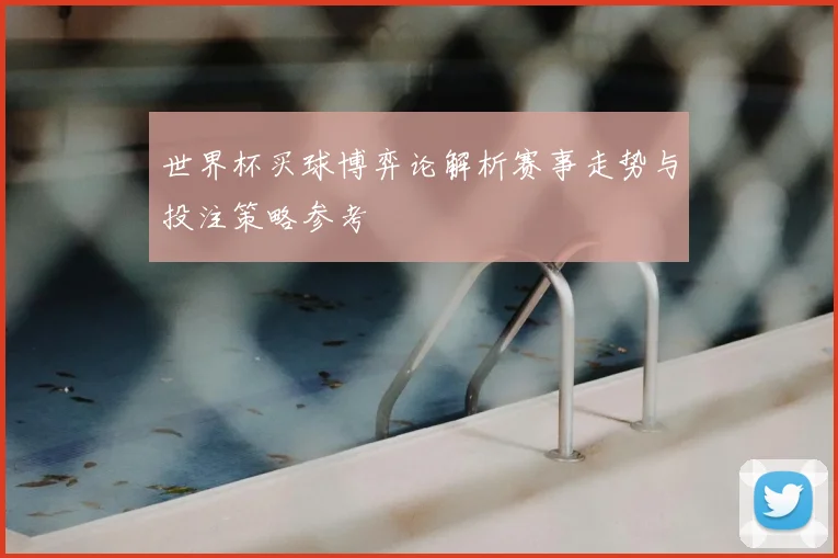 世界杯买球博弈论解析赛事走势与投注策略参考